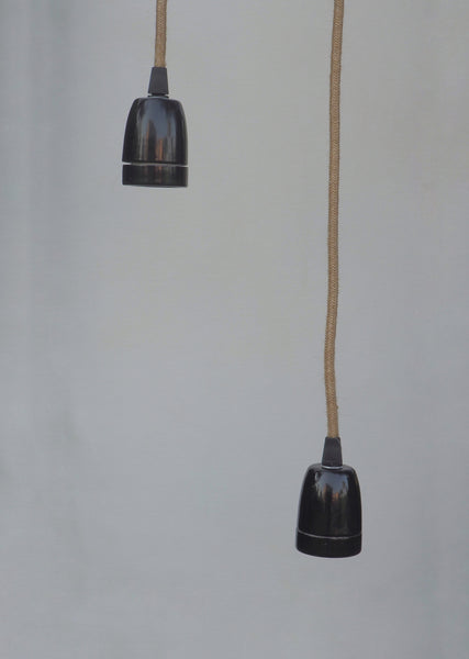 LAMPARA COLGANTE PORCELANA