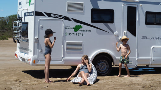 Viajar en autocaravana con niños