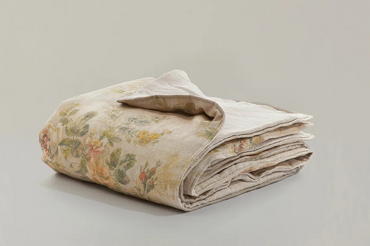 Plaids de Cama lino acolchado