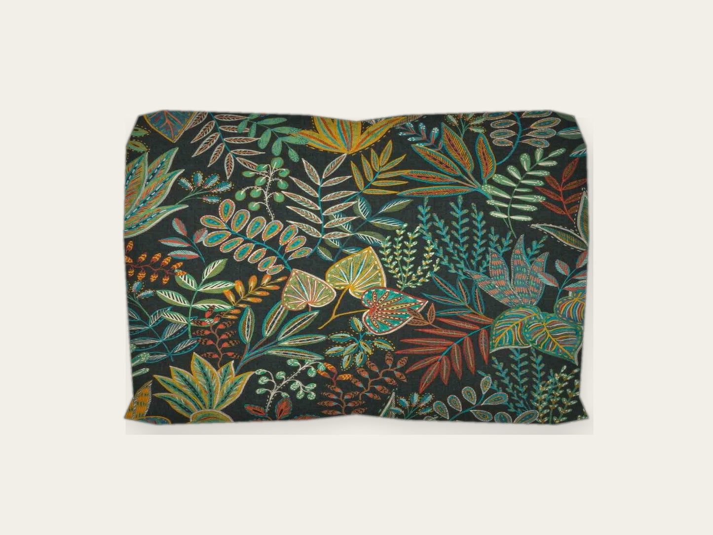 Cojines Botánico Negro 60 x 40 cm