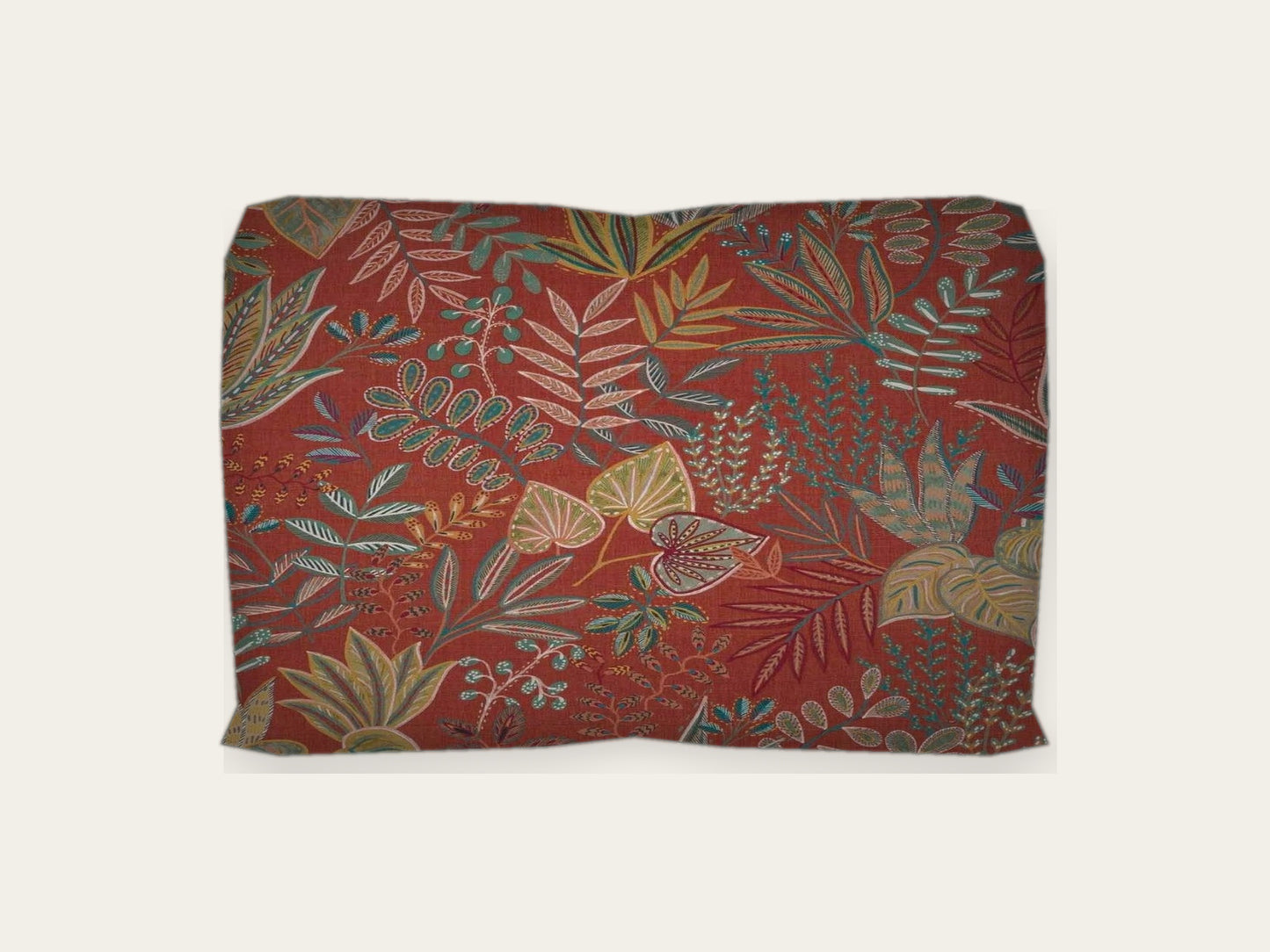 Cojines Botánico Rojo 60 x 40 cm