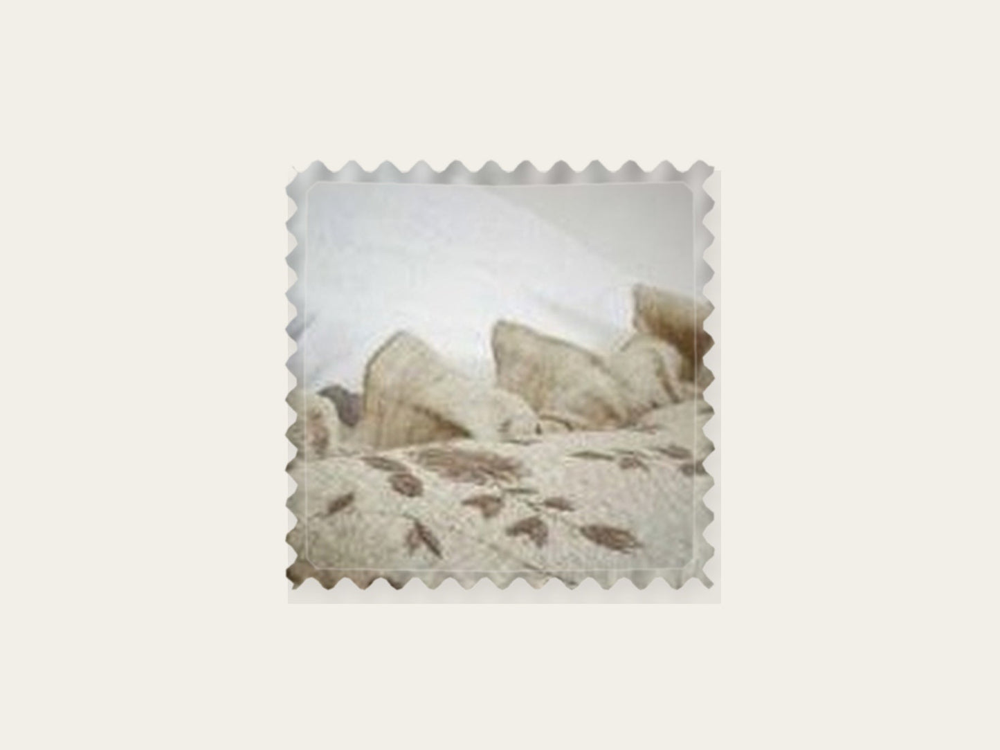 Cojines Countryside Bordado beige 50 x 50 cm