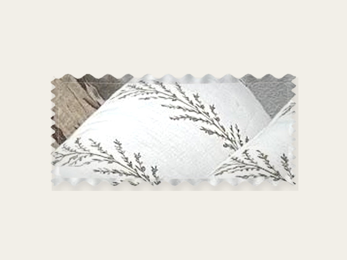 Cojines Countryside Bordado blanco 60 x 30 cm