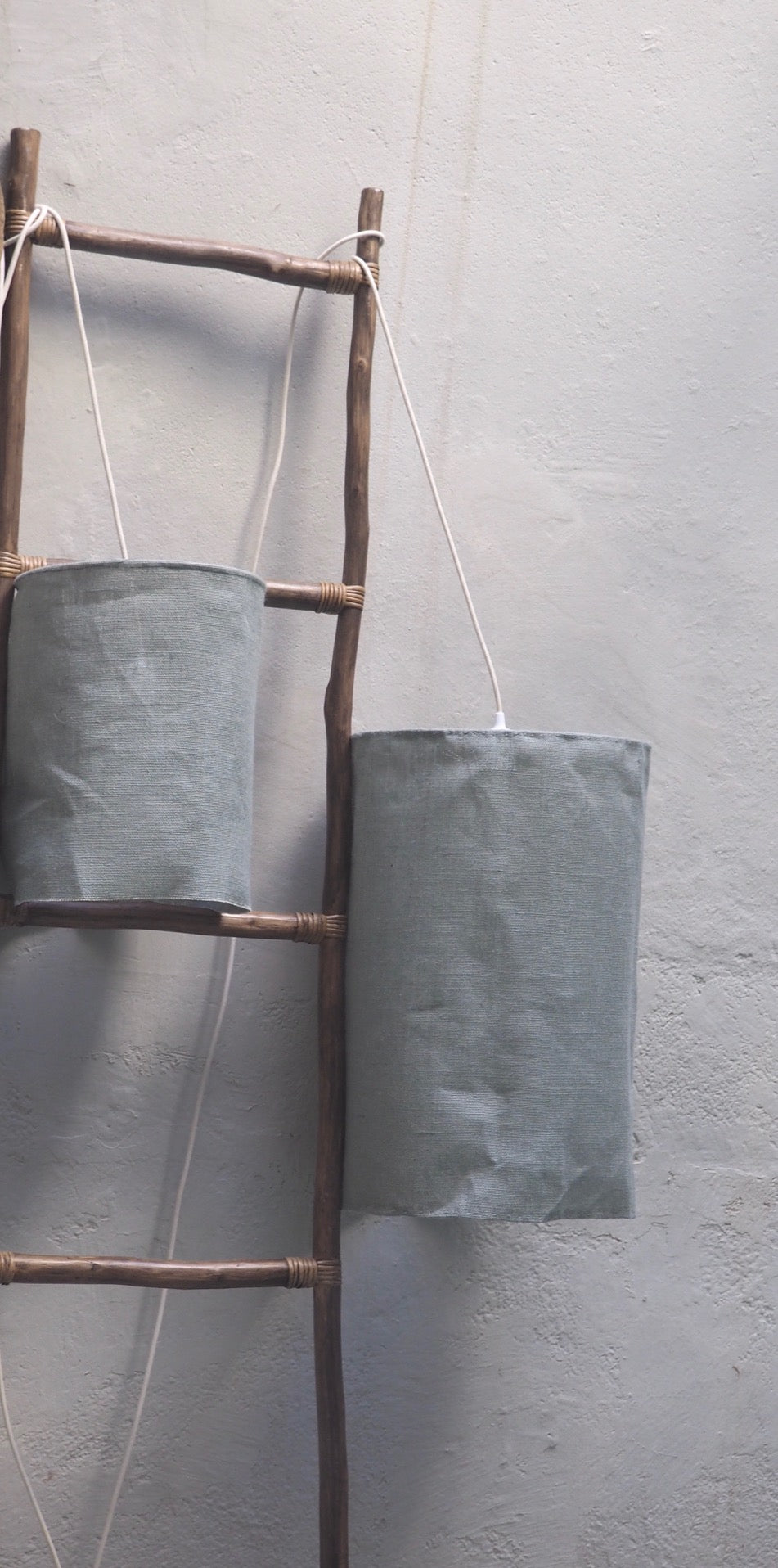 BURLAP LAMP