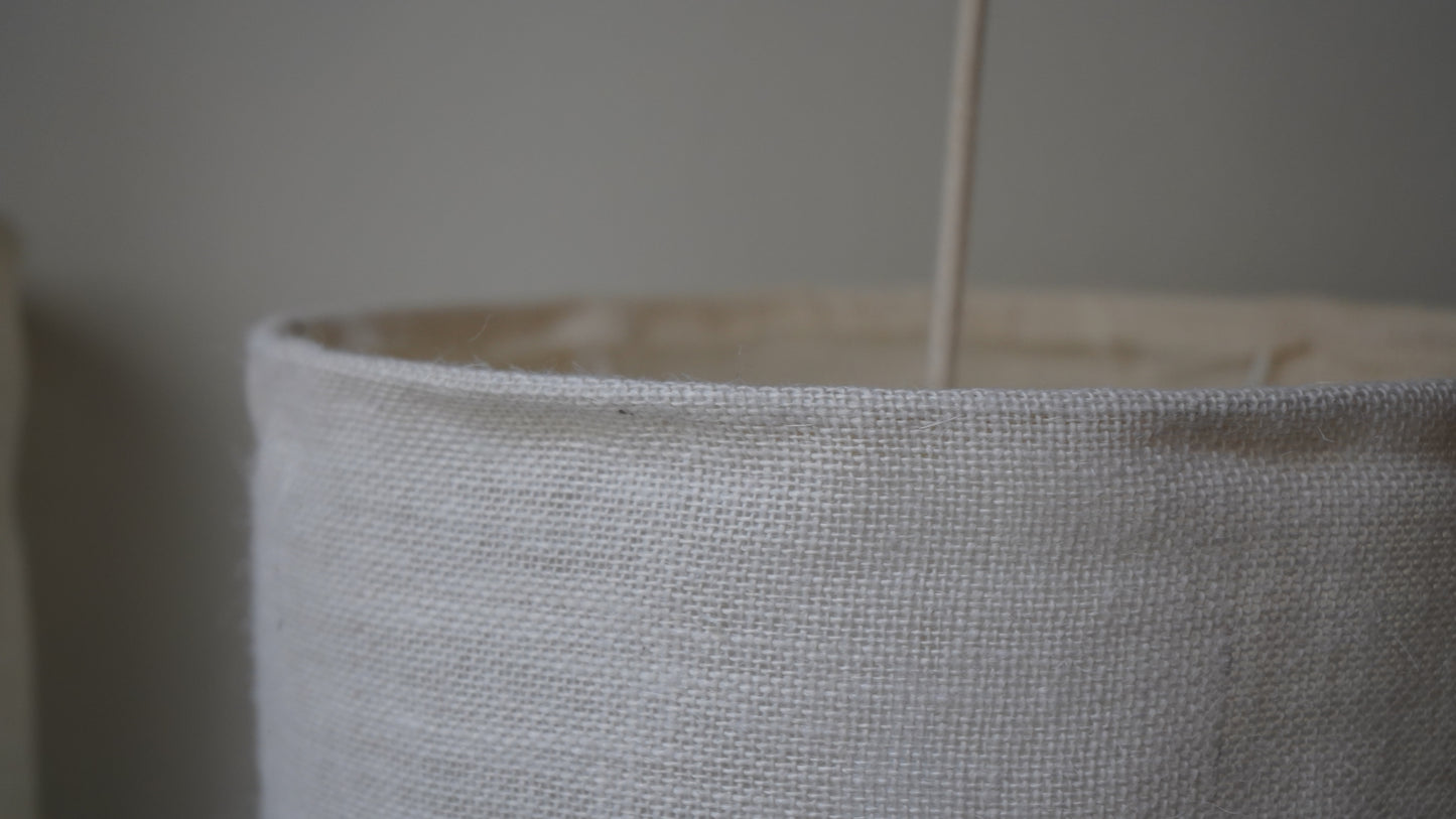 BURLAP LAMP
